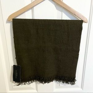 Zara Olive Green Blanket Scarf